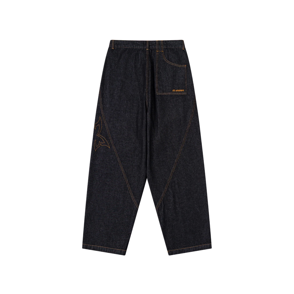 Reverse Bigstep Denim (Black / Gold)