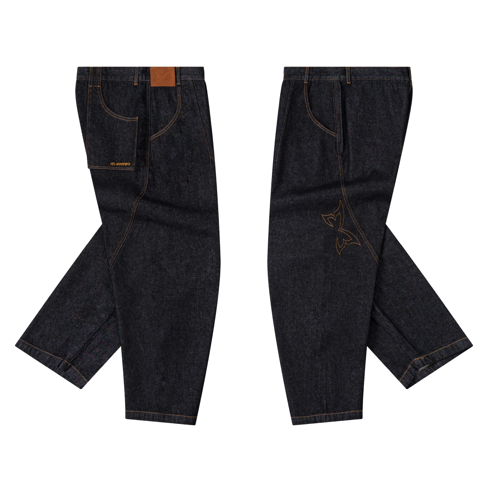 Reverse Bigstep Denim (Black / Gold)