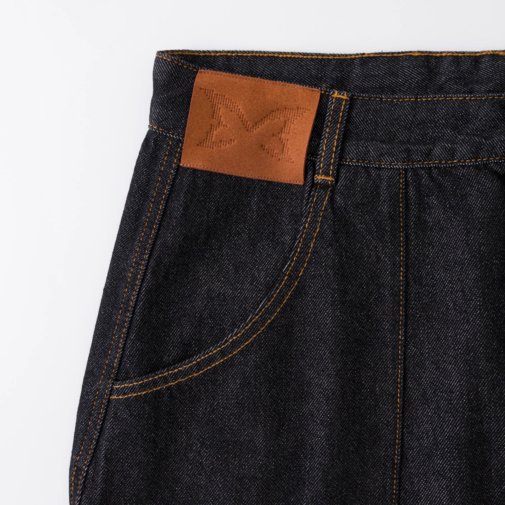 Reverse Bigstep Denim (Black / Gold)