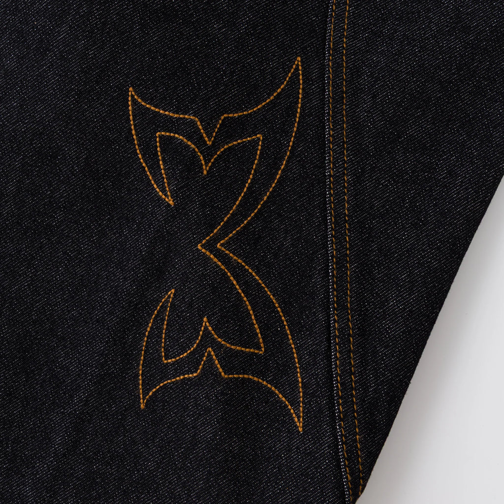 Reverse Bigstep Denim (Black / Gold)