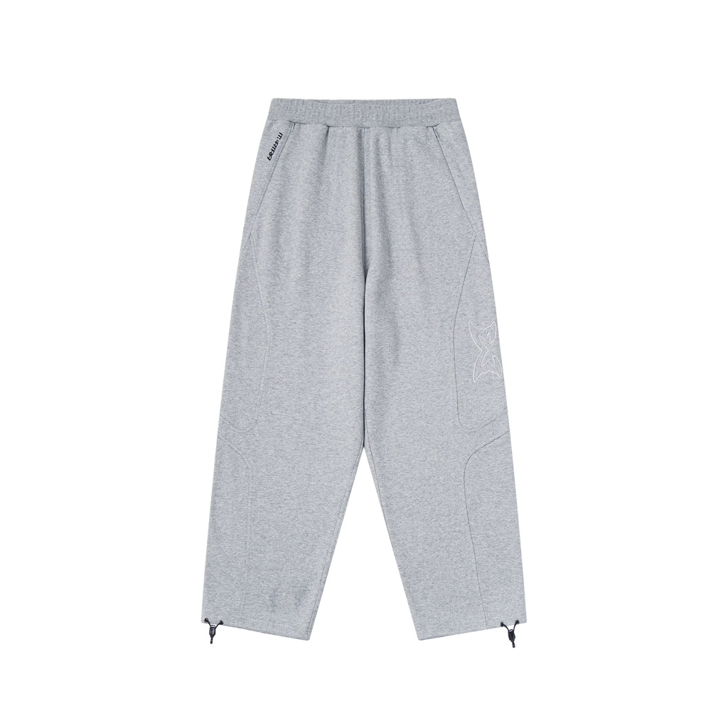 Split Panel Joggers (Grey)