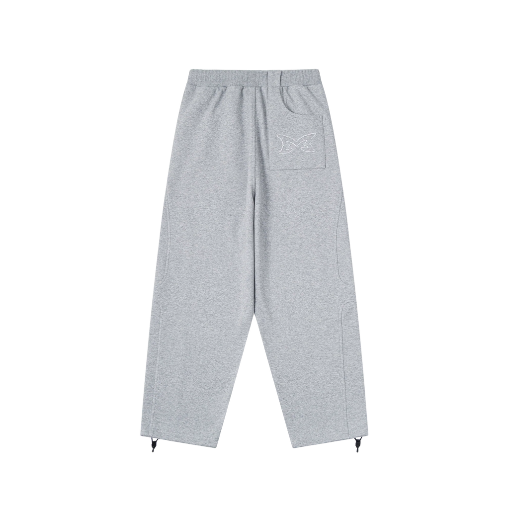 Split Panel Joggers (Grey)