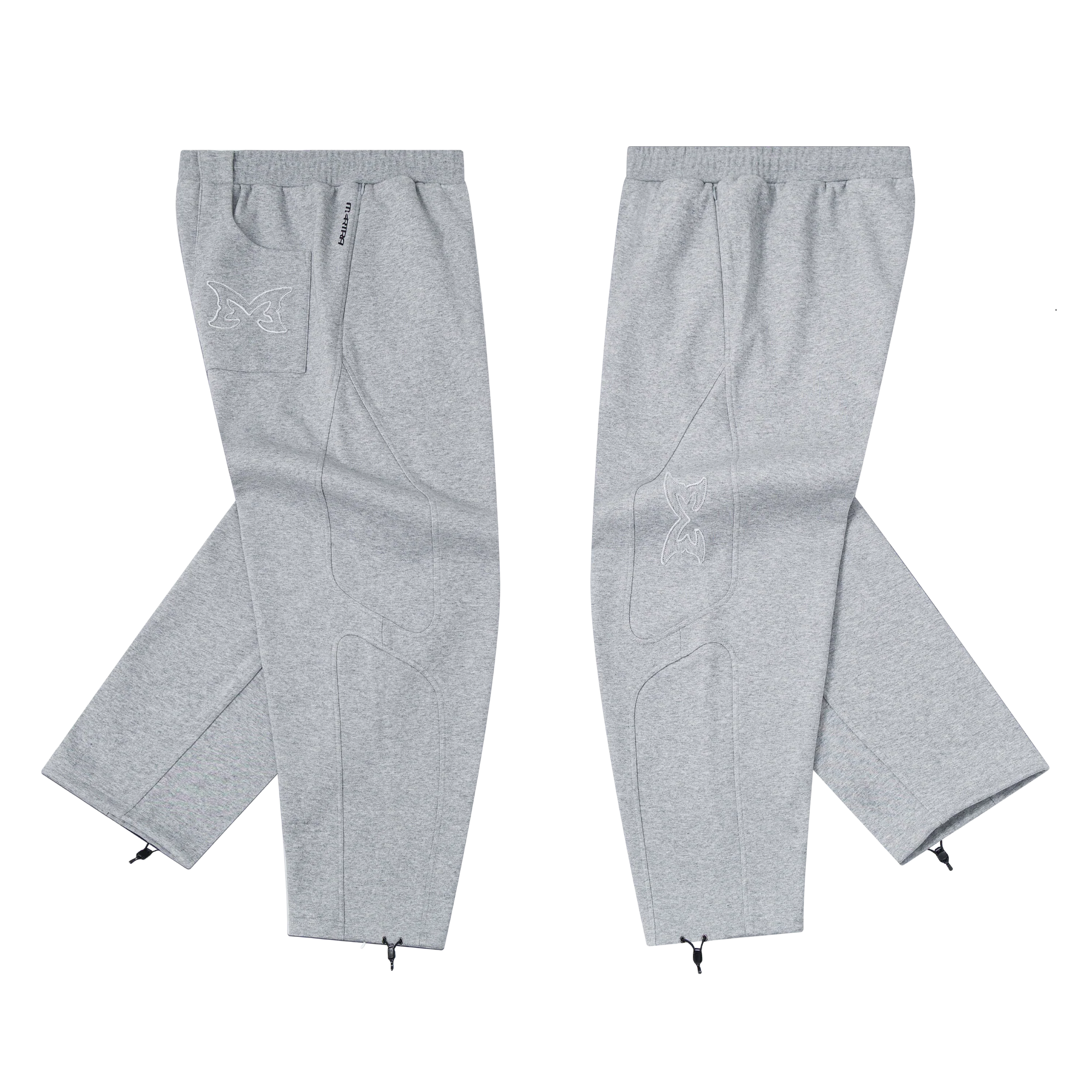 Split Panel Joggers (Grey)