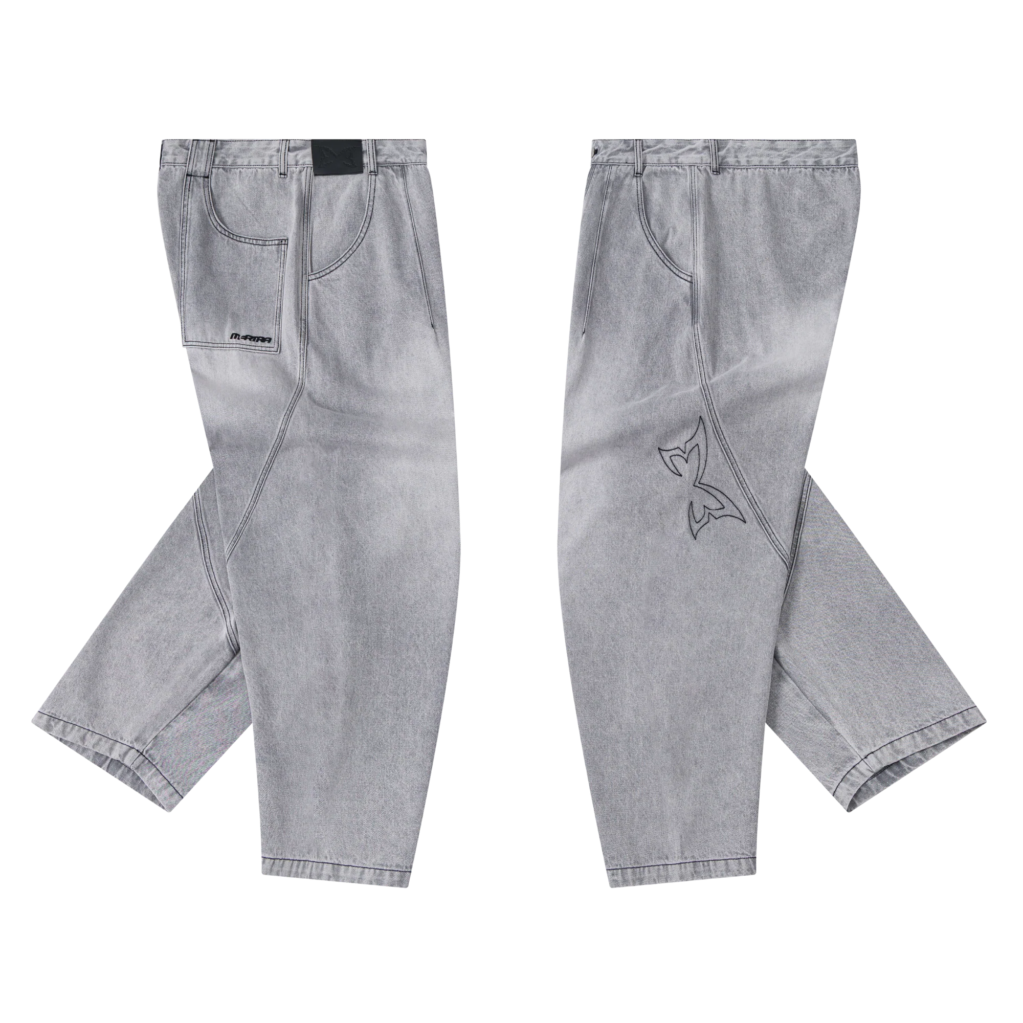 Reverse Bigstep Denim (Grey / Black)
