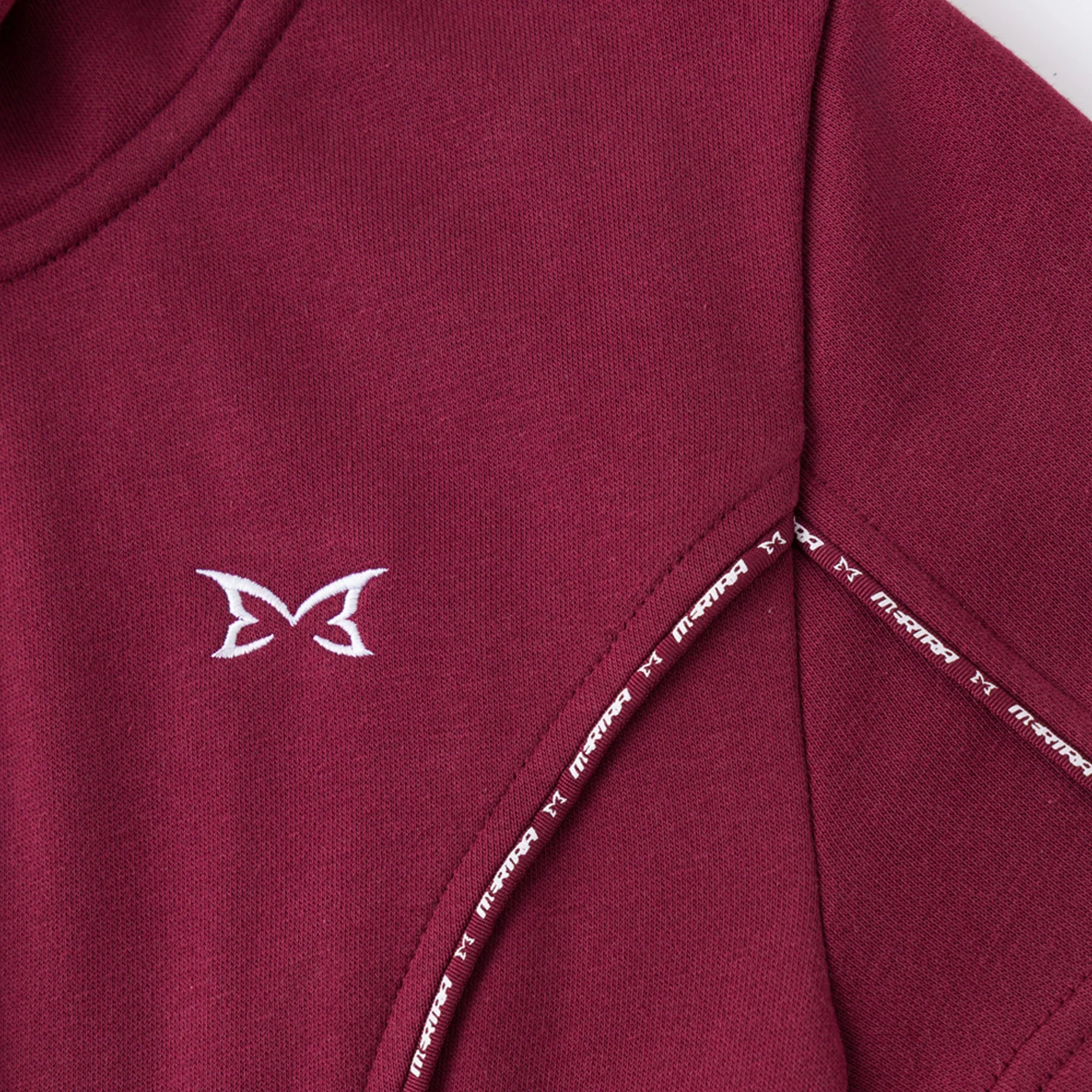 Women’s Piping Top (Maroon)