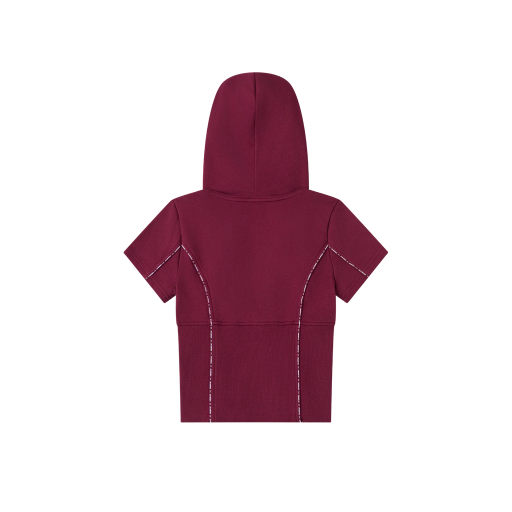 Women’s Piping Top (Maroon)