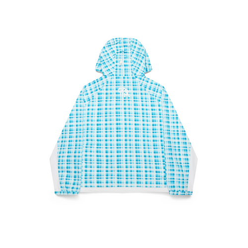 Mertra Asymmetrical Plaid Softshell (Blue)