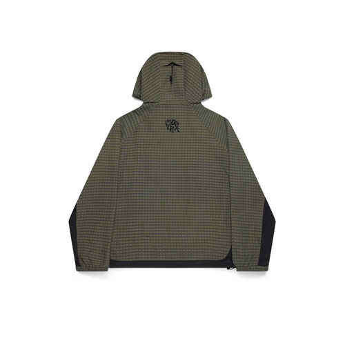Mertra Asymmetrical Plaid Softshell (Green)