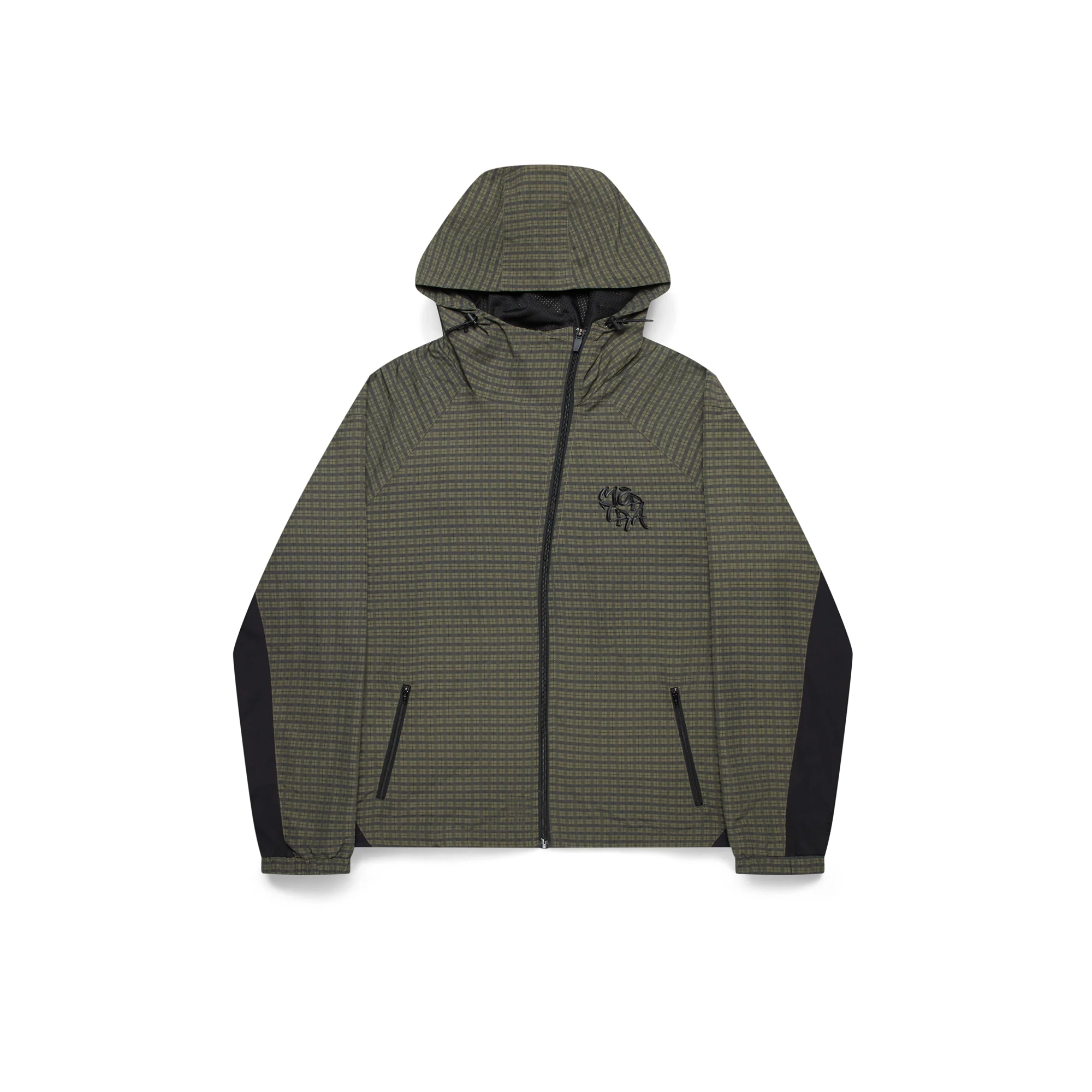 Mertra Asymmetrical Plaid Softshell (Green)