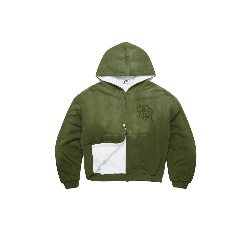 Mertra Fleece Lined Hood (Green)