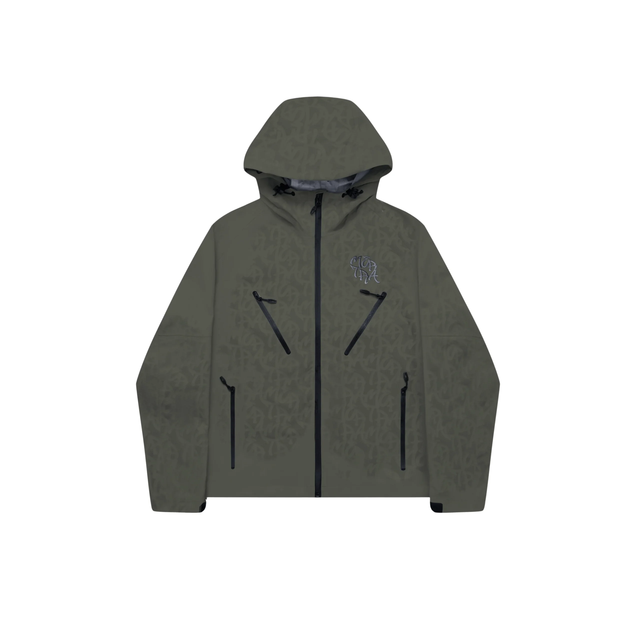 Mertra Monogram Shell Jacket (Green)