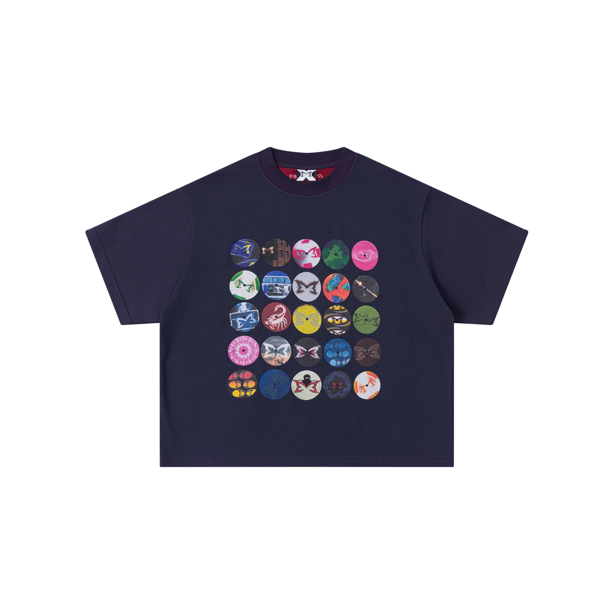 Archive Disk Tee (Navy)