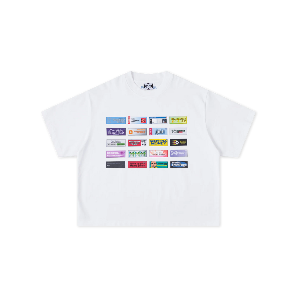 Archive Banner Tee (White)